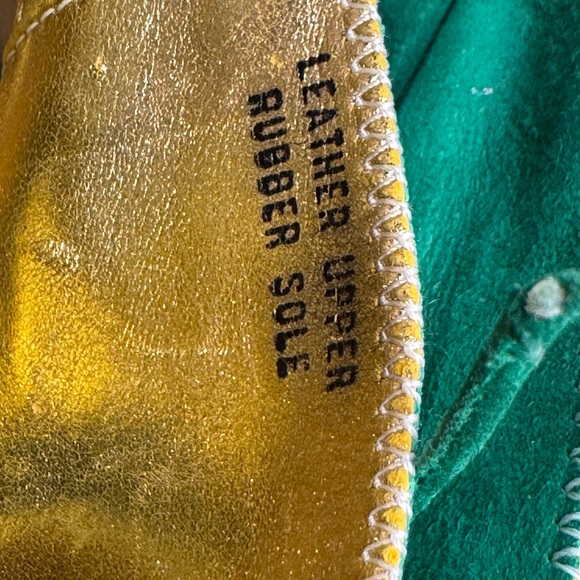 Nordstrom Green Leather Oxfords - Picture 4 of 6